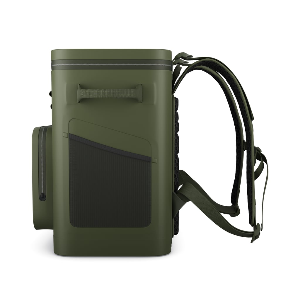 Ultra-Tough Backpack Cooler Olive - Image 4
