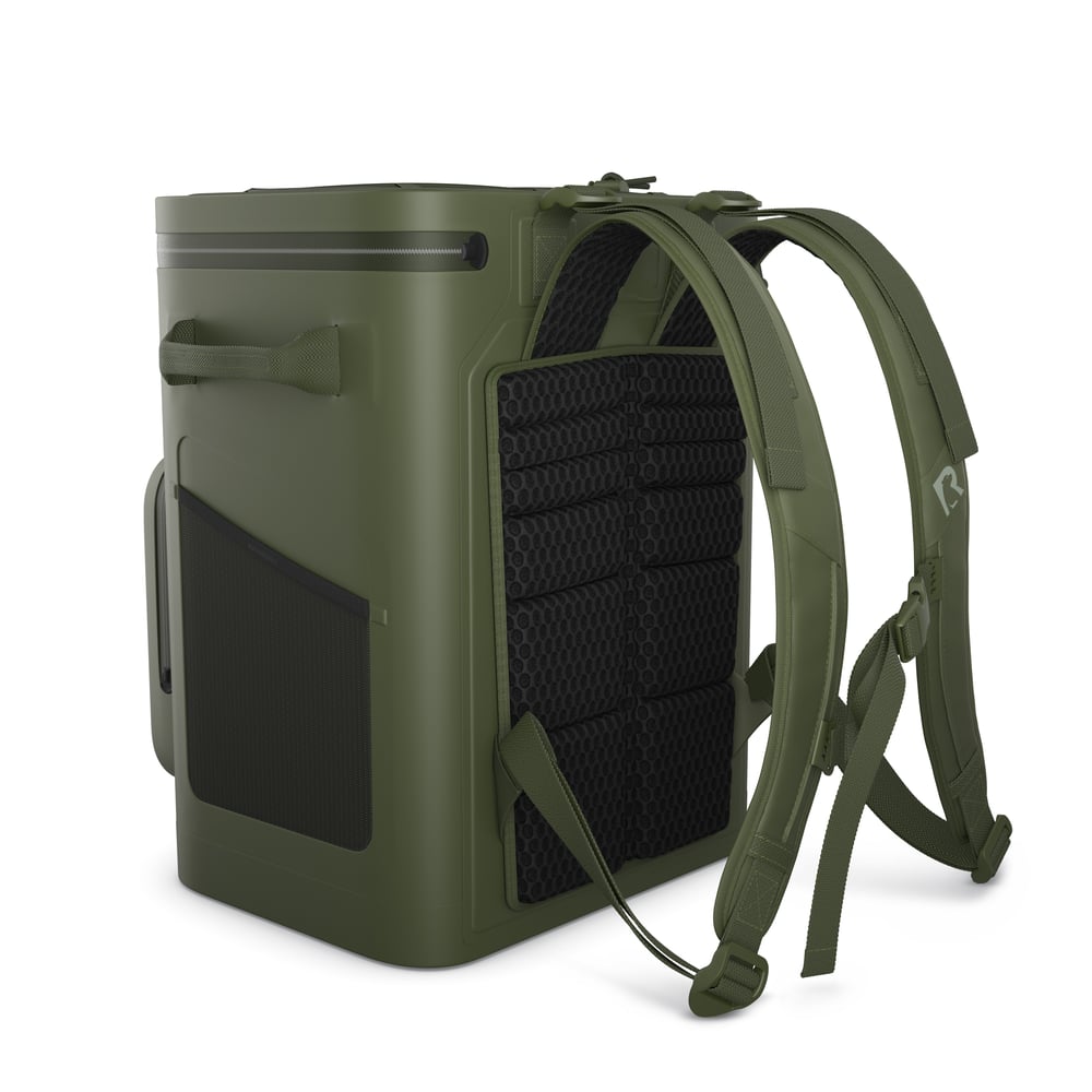 Ultra-Tough Backpack Cooler Olive - Image 5