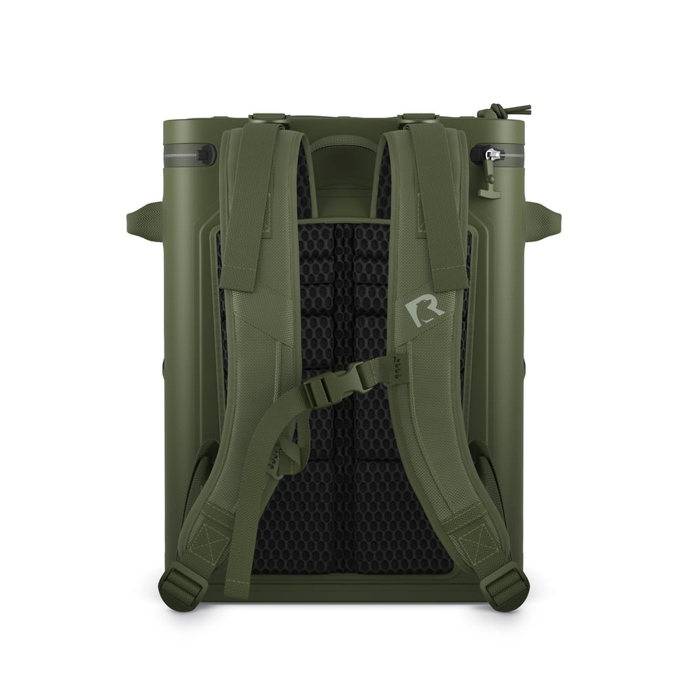 Ultra-Tough Backpack Cooler Olive - Image 6