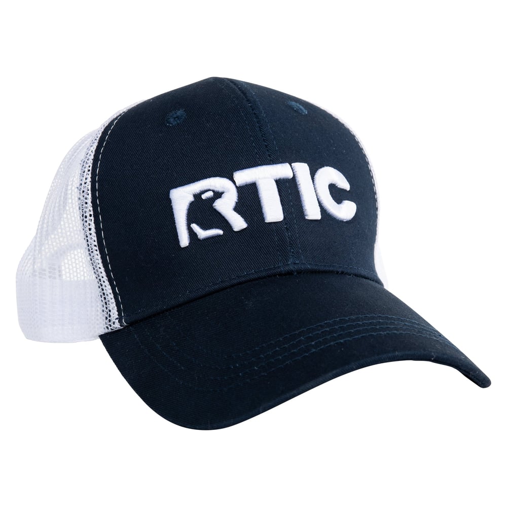 Logo Truckers Hat Navy
