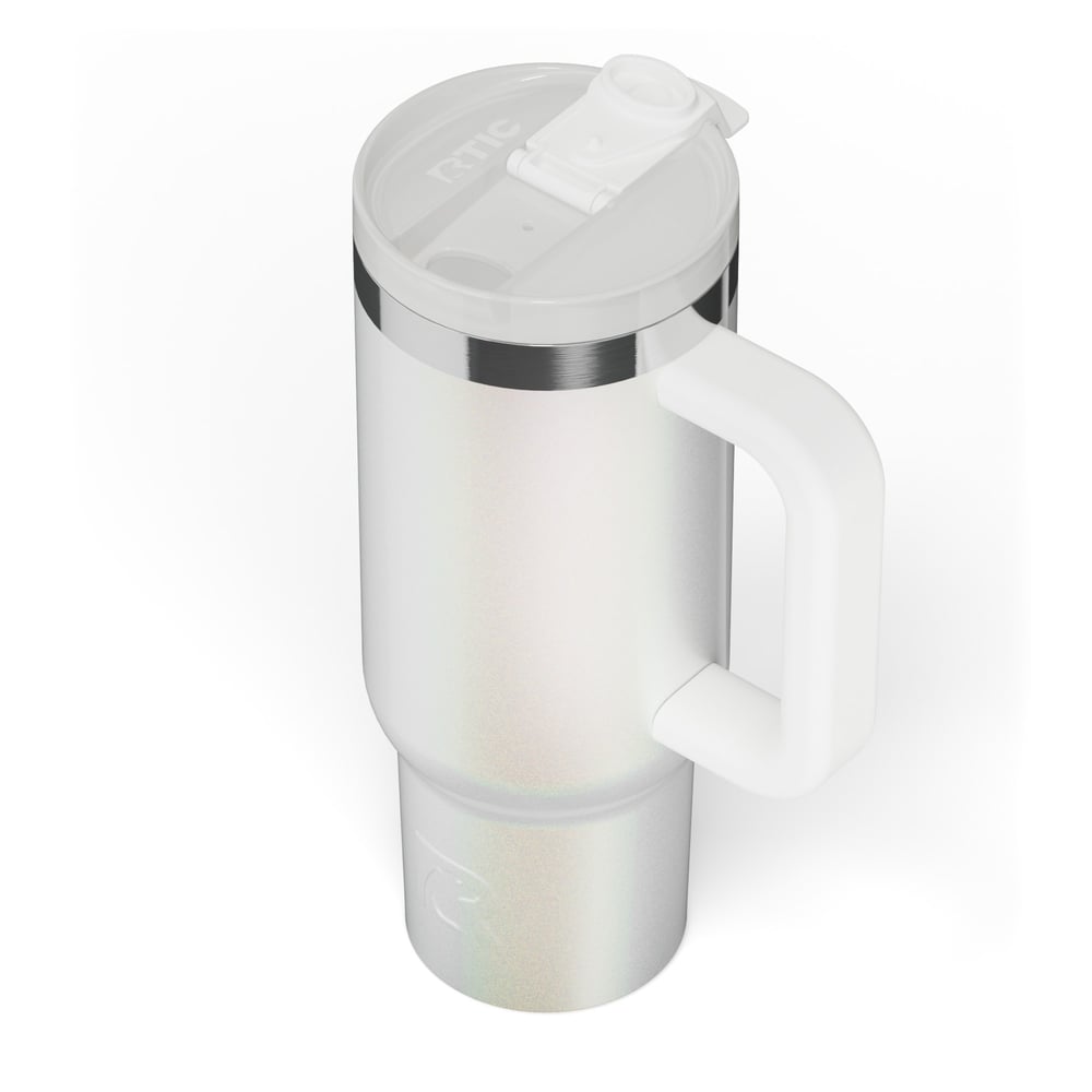 Road Trip Tumbler White Glitter - Image 5