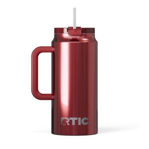 64oz Road Trip Tumbler Black Cherry Metallic