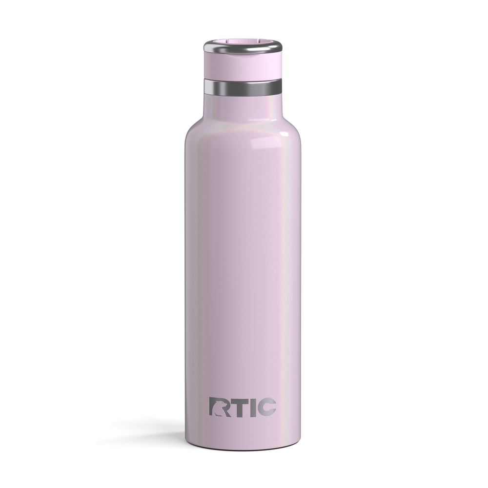 Journey Bottle Pale Pink Glitter