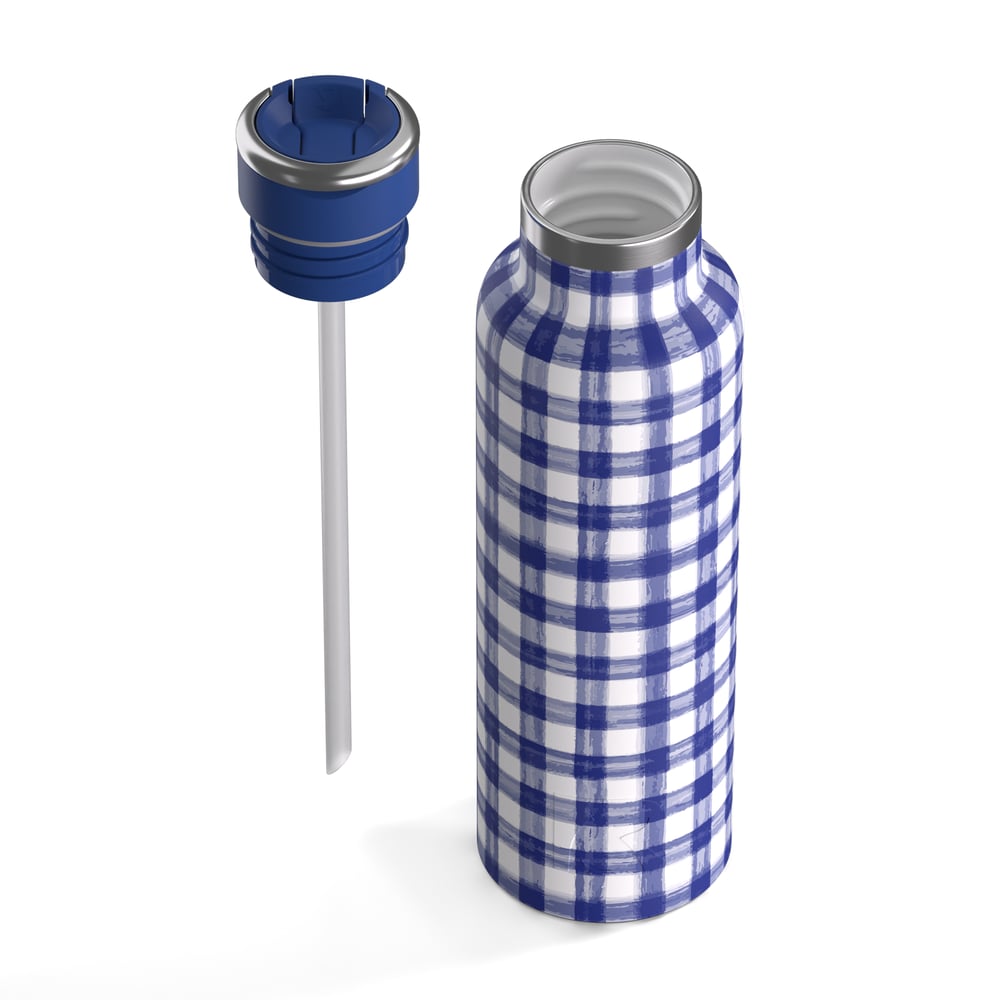 Journey Bottle Cobalt Gingham - Image 8