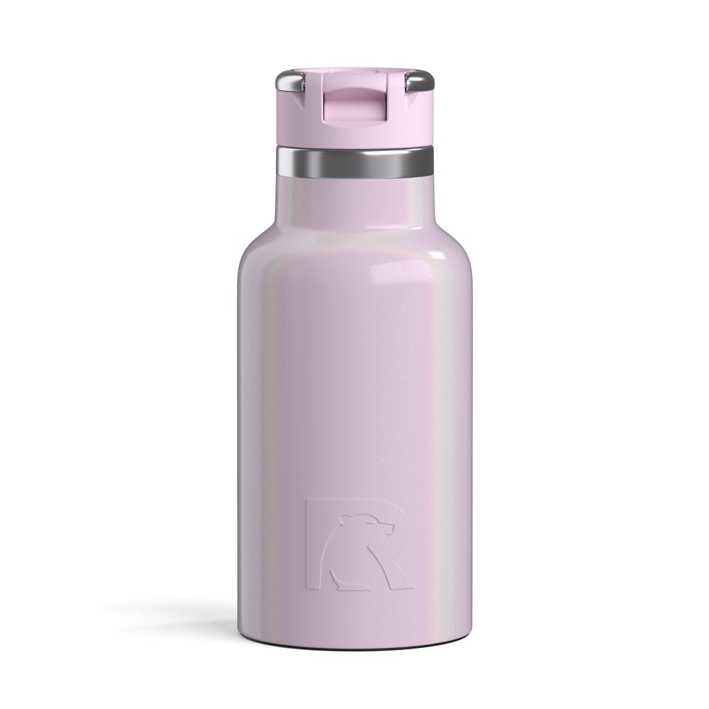 12oz Little Journey Bottle Pale Pink Glitter - Image 2