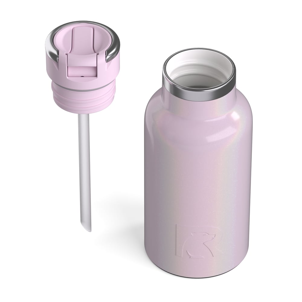 12oz Little Journey Bottle Pale Pink Glitter - Image 6