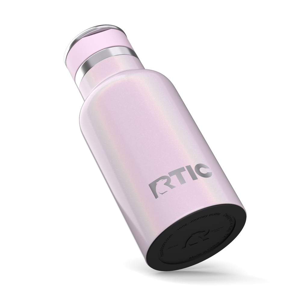 12oz Little Journey Bottle Pale Pink Glitter - Image 7