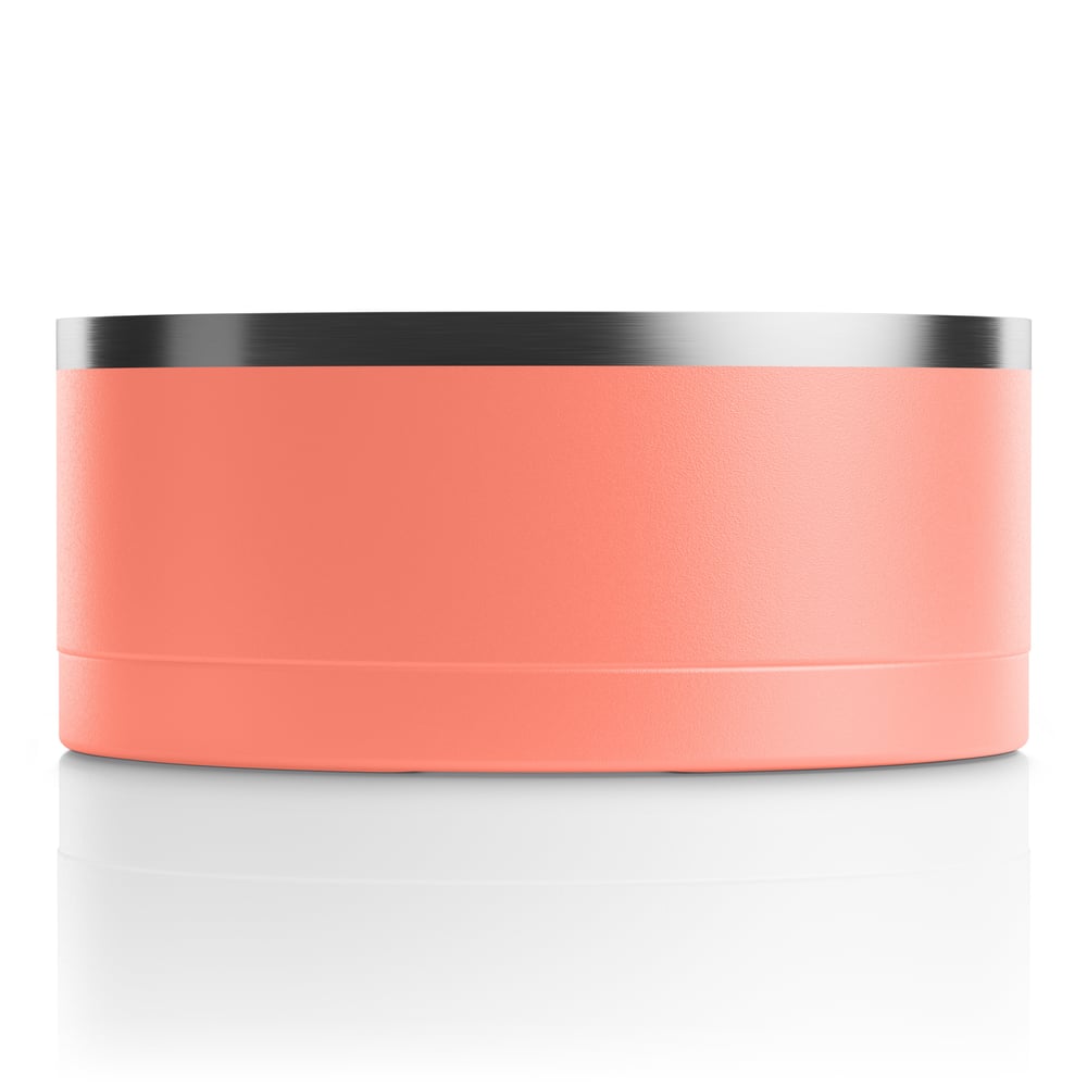 3-In-1 Dog Bowl Coral & Light Grey - Image 3
