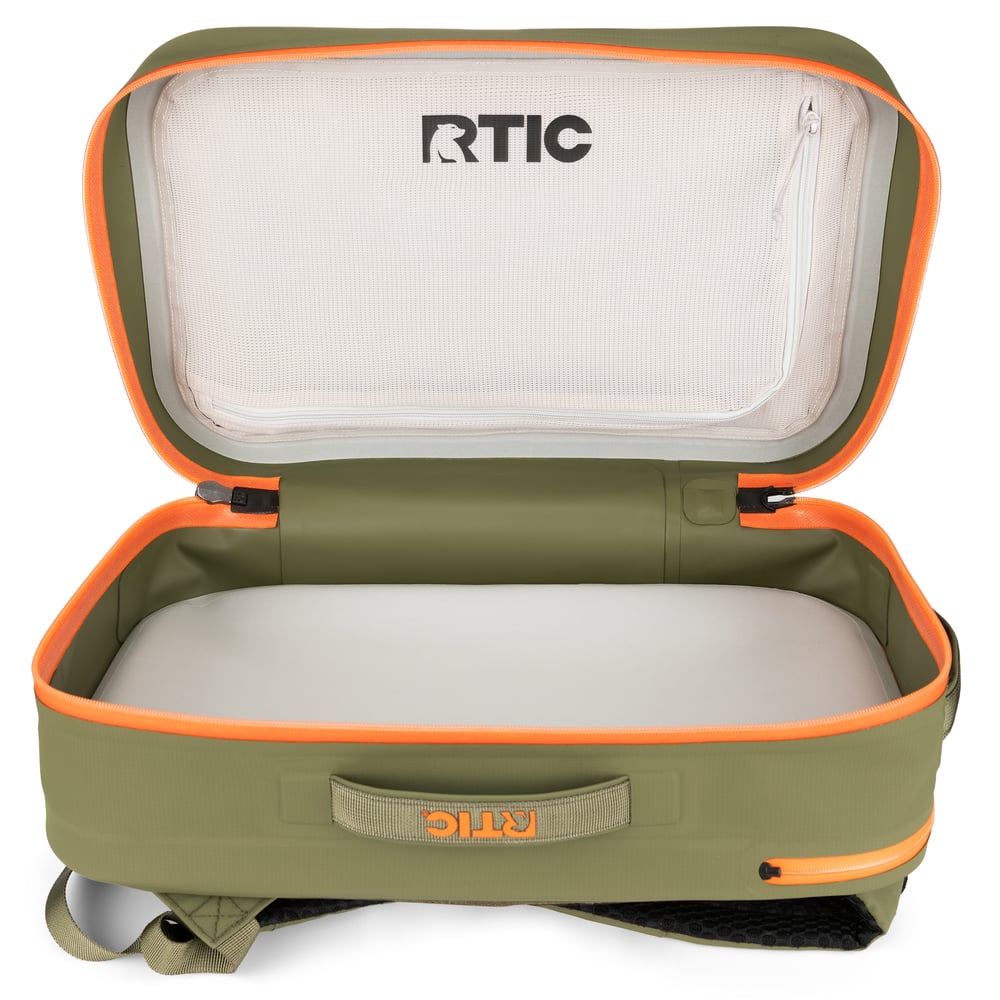 Ultra-Dry Backpack Olive & Orange - Image 11