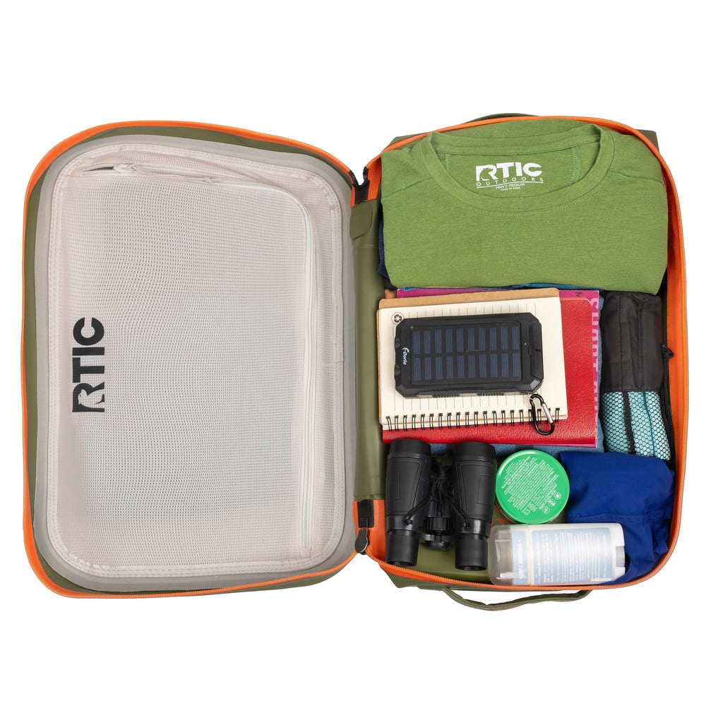 Ultra-Dry Backpack Olive & Orange - Image 12