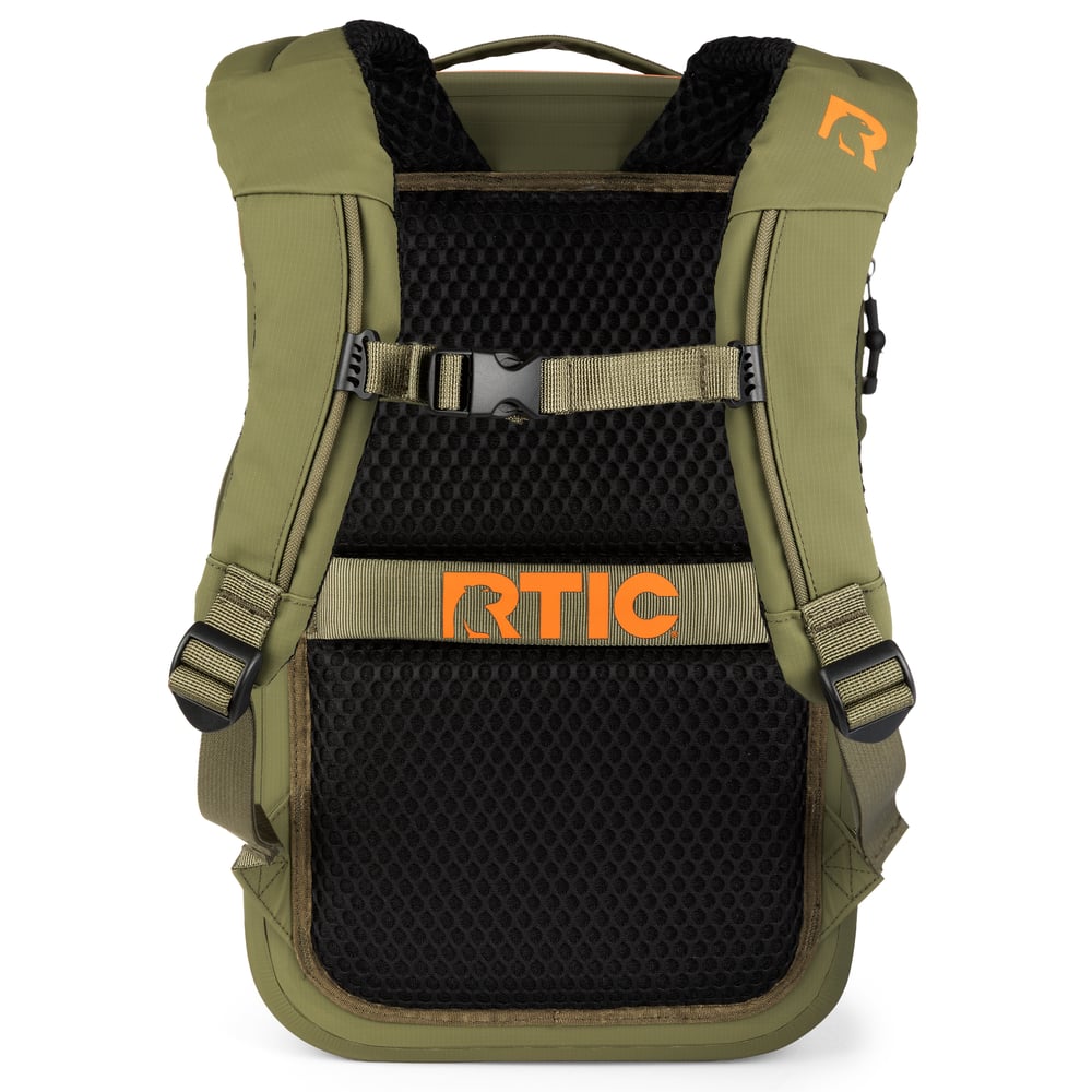 Ultra-Dry Backpack Olive & Orange - Image 4
