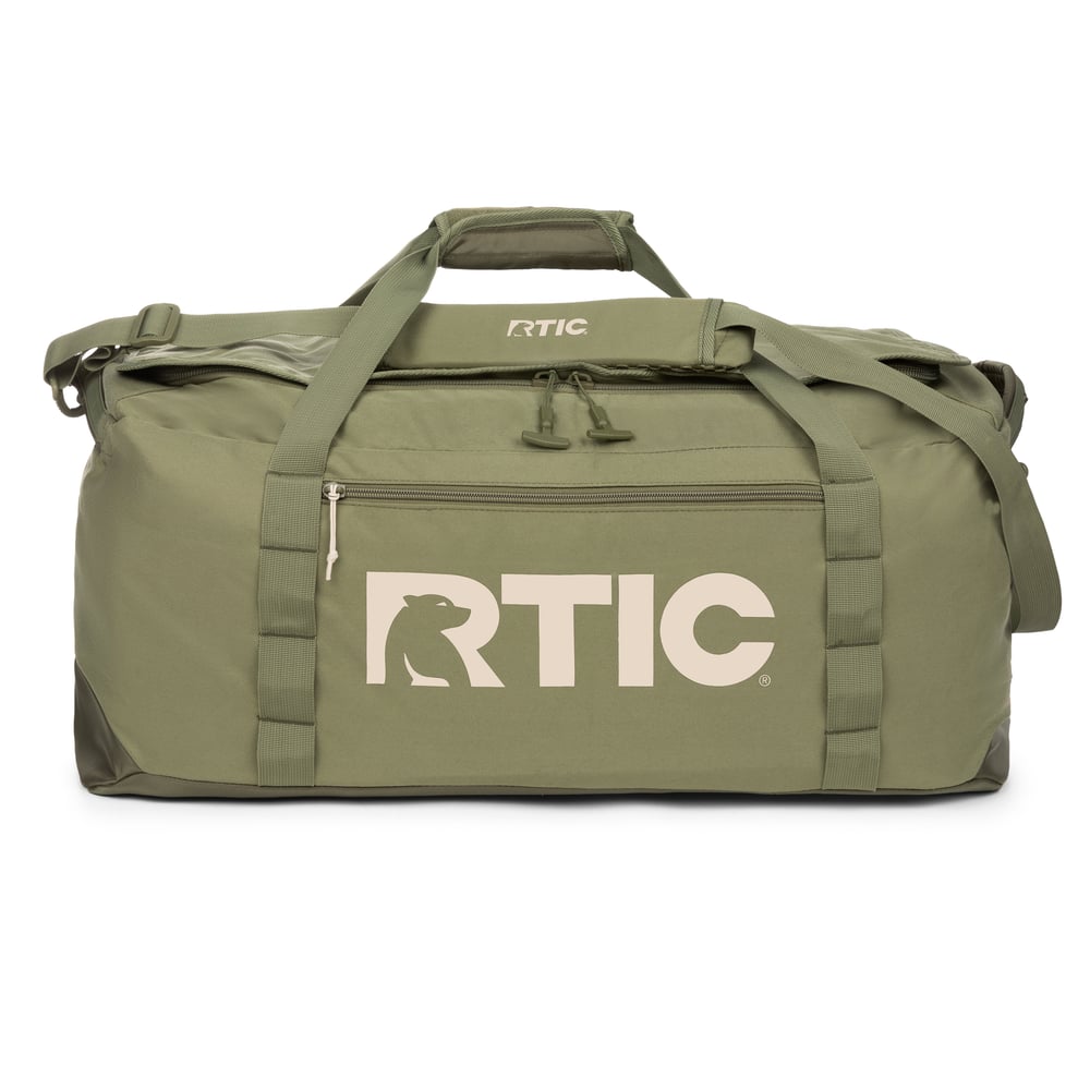 Road Trip Duffle Bag Olive & Beach