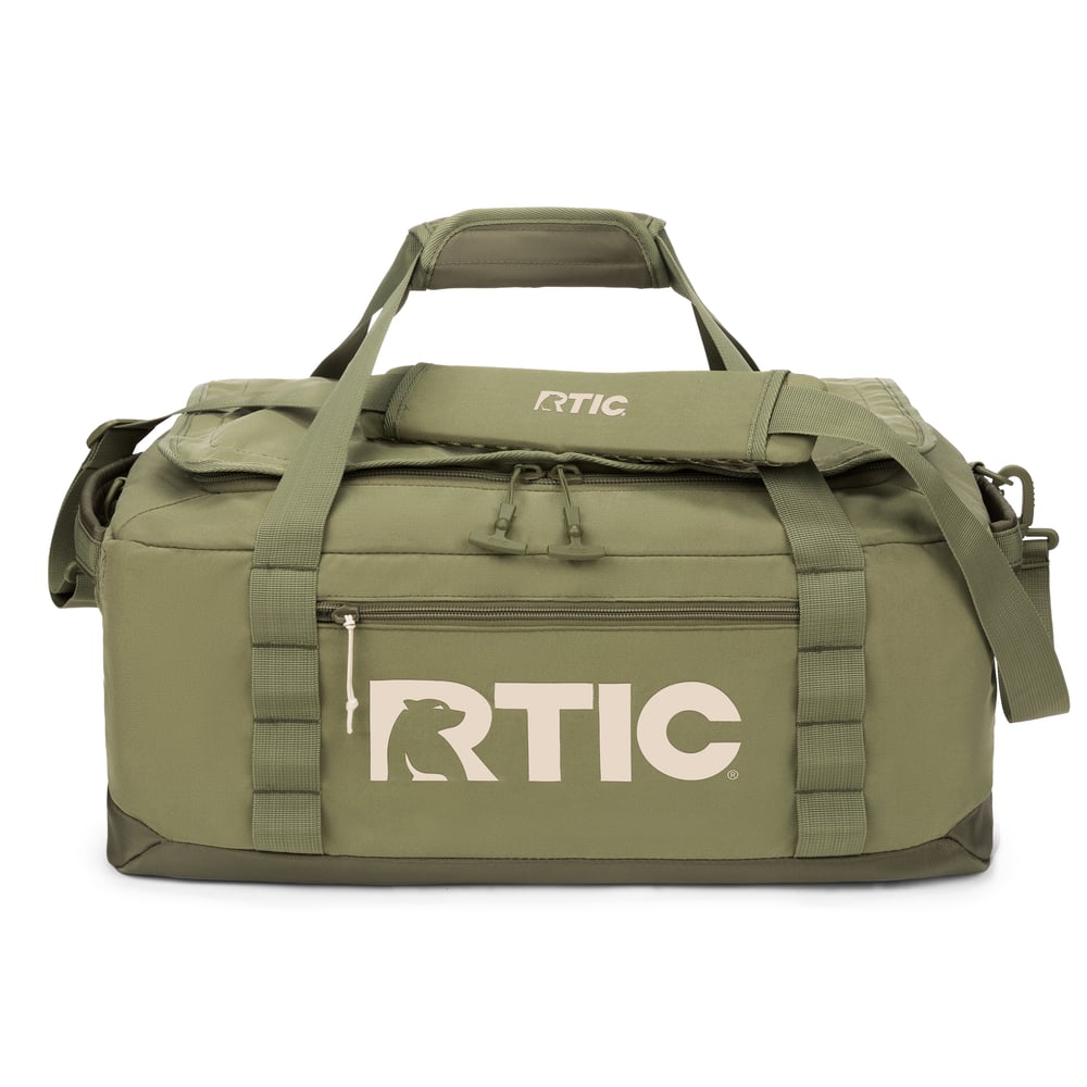 Road Trip Duffle Bag Olive & Beach