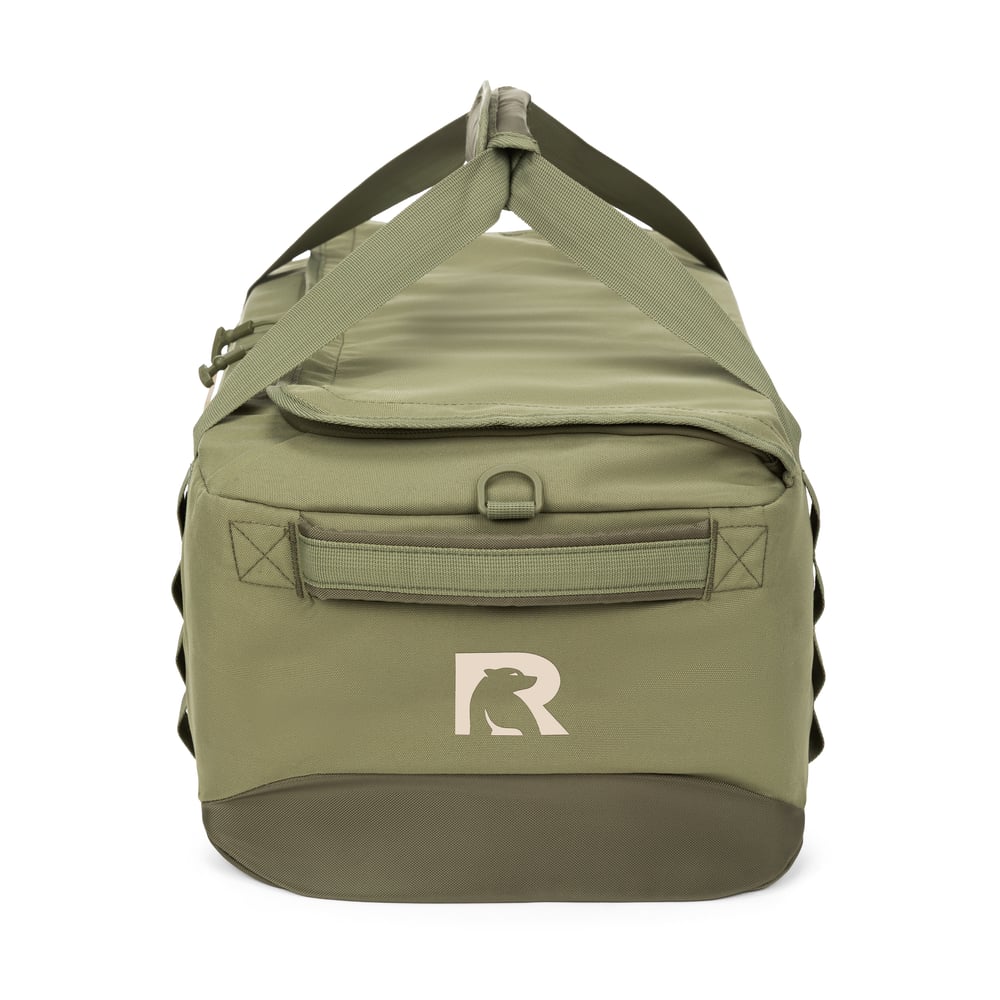 Road Trip Duffle Bag Olive & Beach - Image 4
