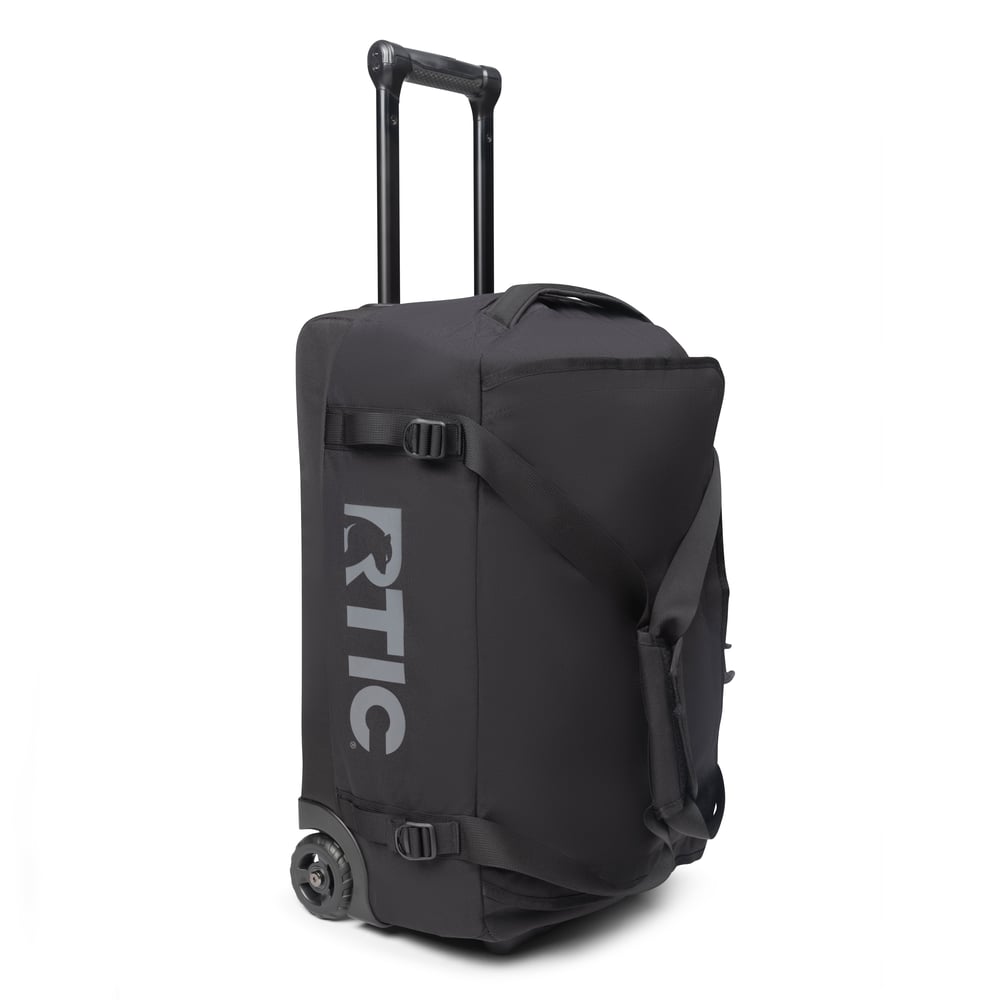 Road Trip Rolling Duffle Bag Black