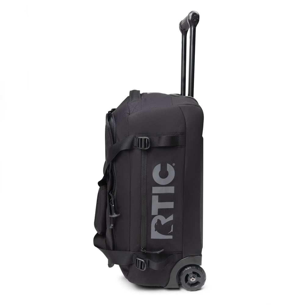 Road Trip Rolling Duffle Bag Black - Image 3