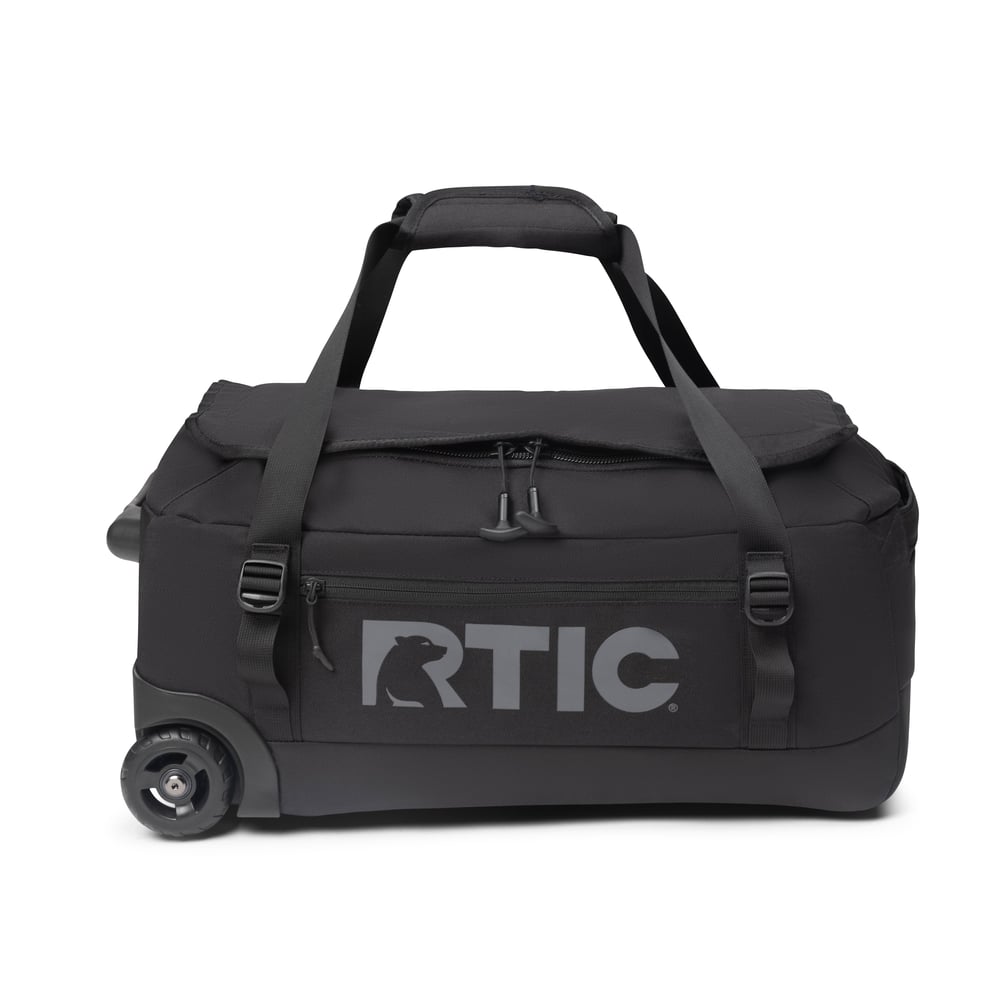 Road Trip Rolling Duffle Bag Black - Image 5