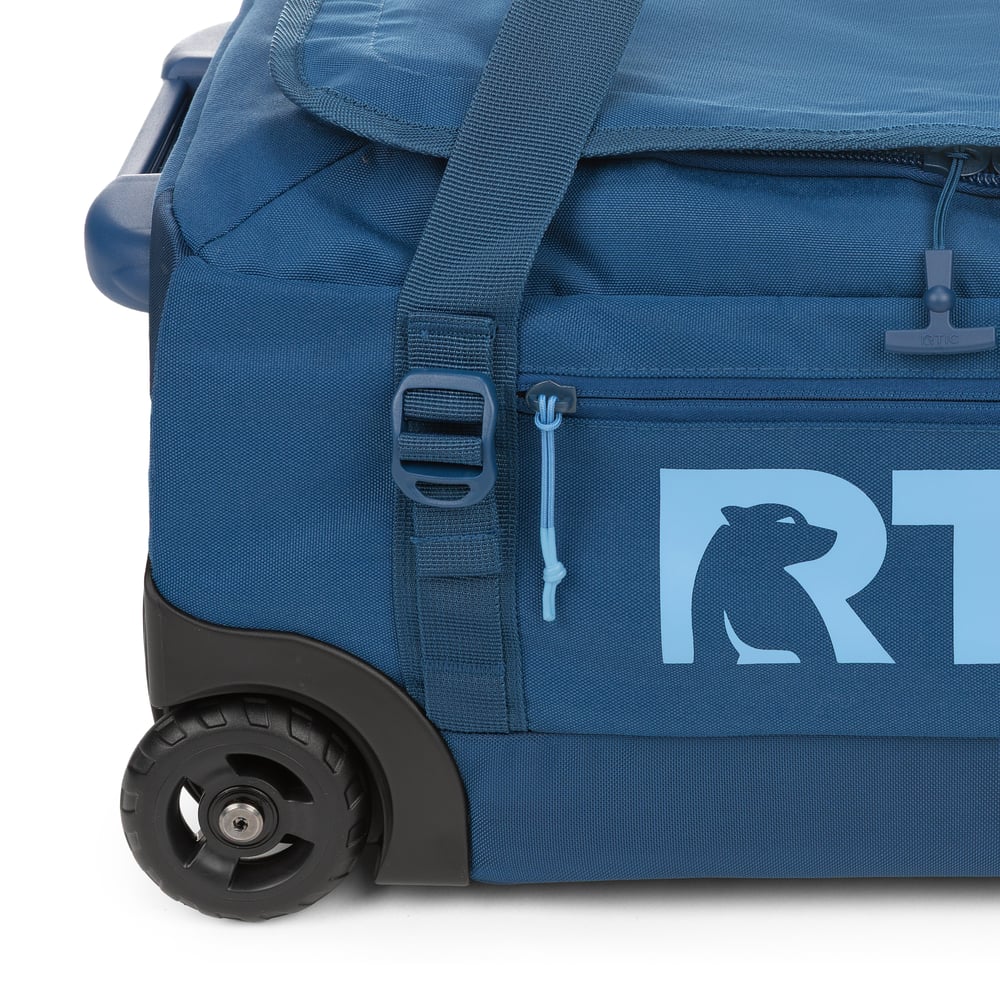 Road Trip Rolling Duffle Bag Navy & Denim - Image 10