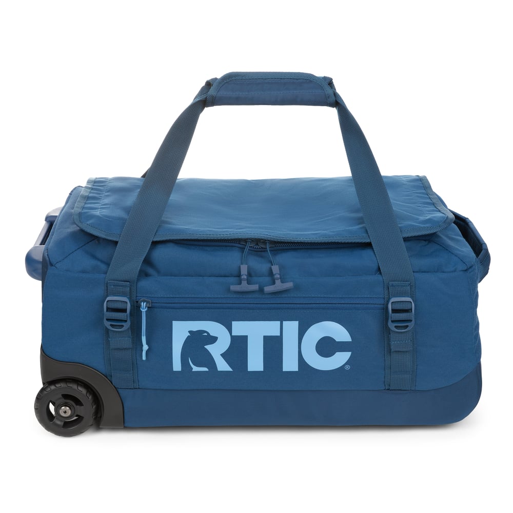 Road Trip Rolling Duffle Bag Navy & Denim - Image 5