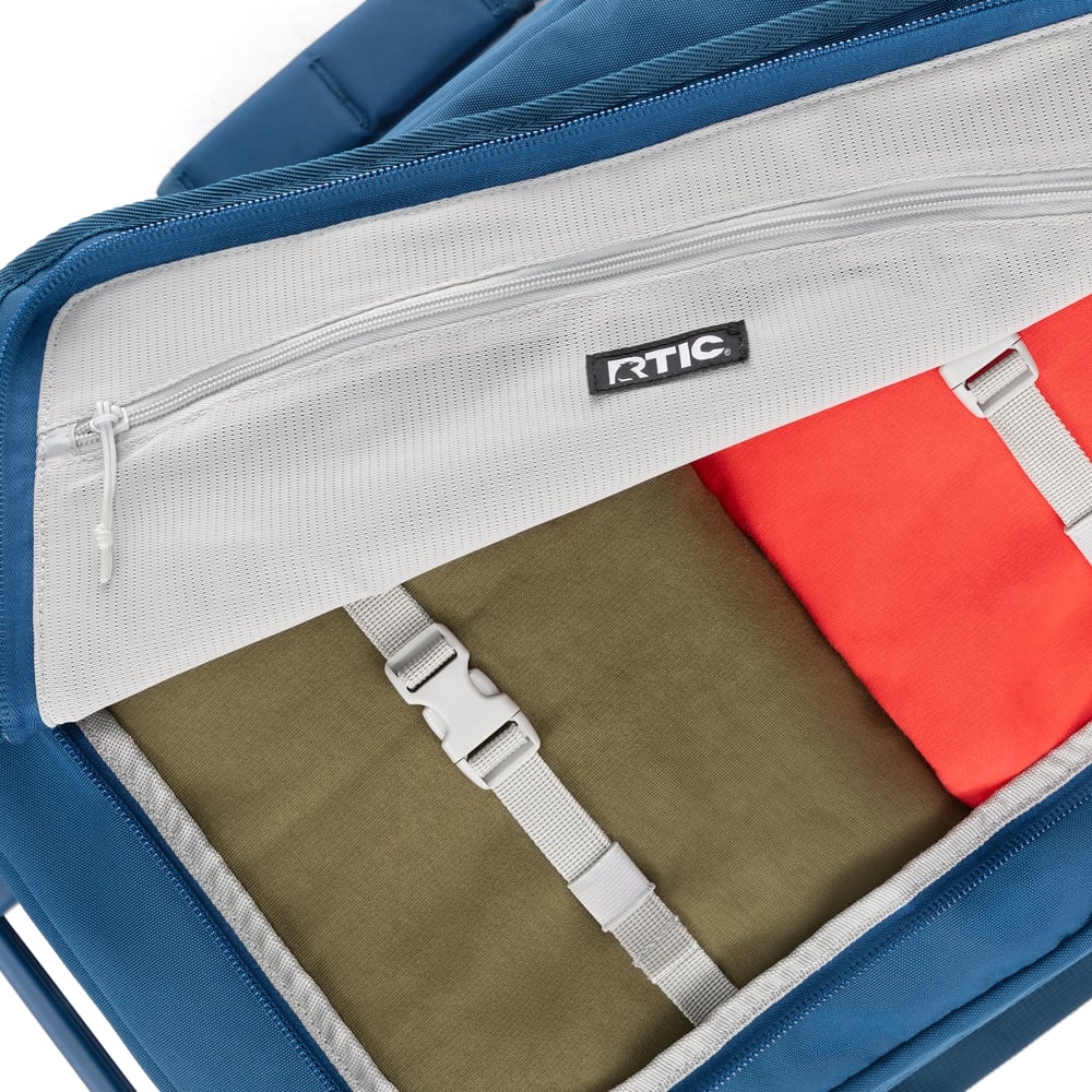 Road Trip Rolling Duffle Bag Navy & Denim - Image 7