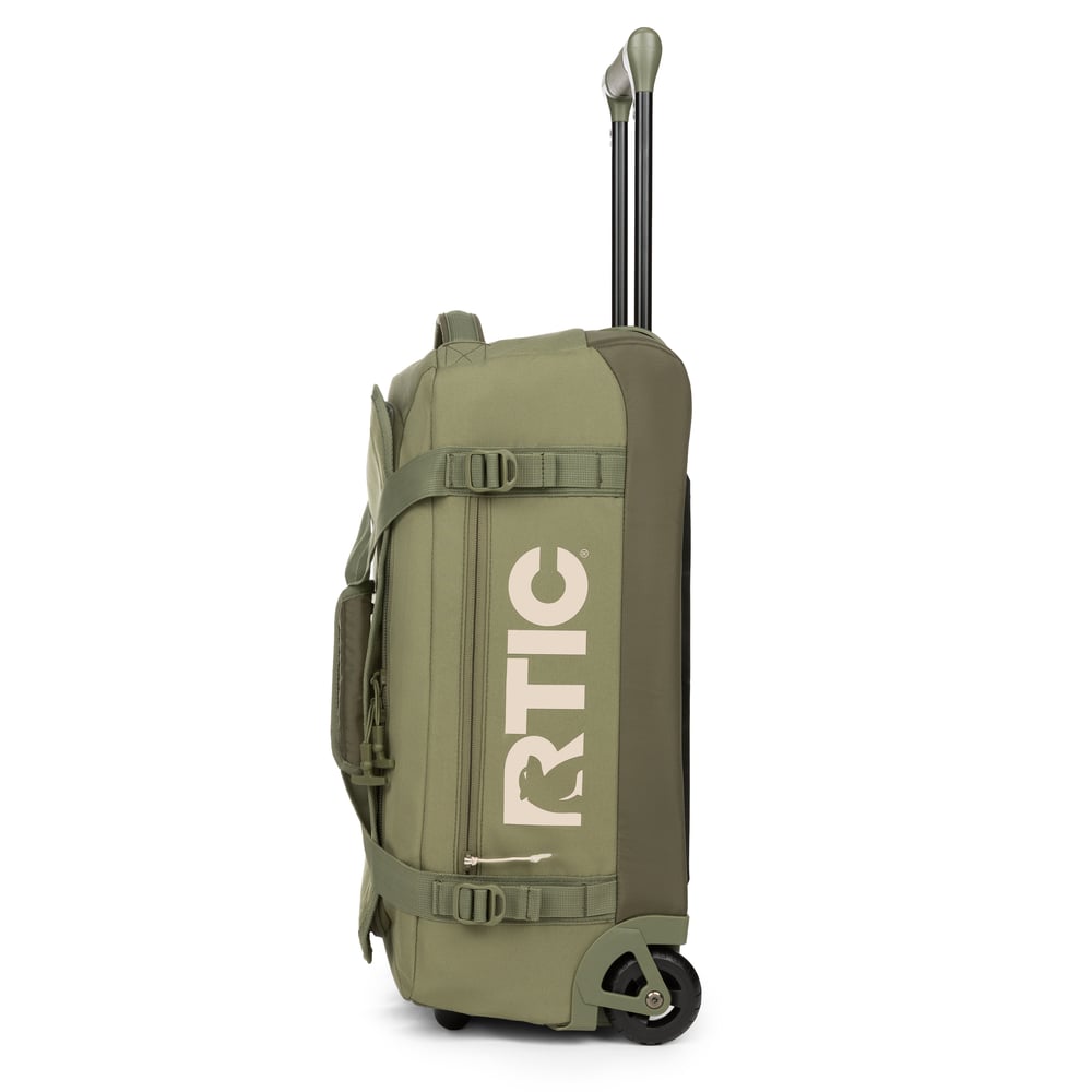 Road Trip Rolling Duffle Bag Olive & Beach - Image 3