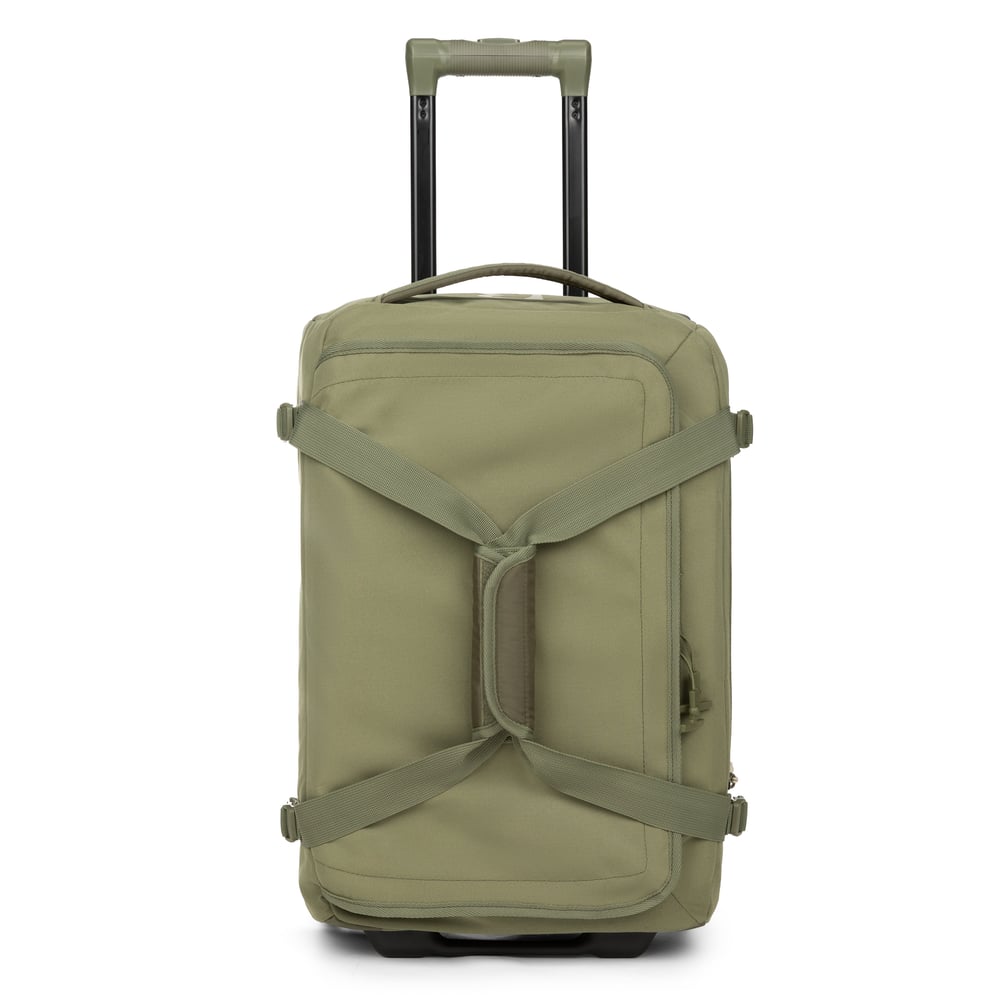Road Trip Rolling Duffle Bag Olive & Beach - Image 4