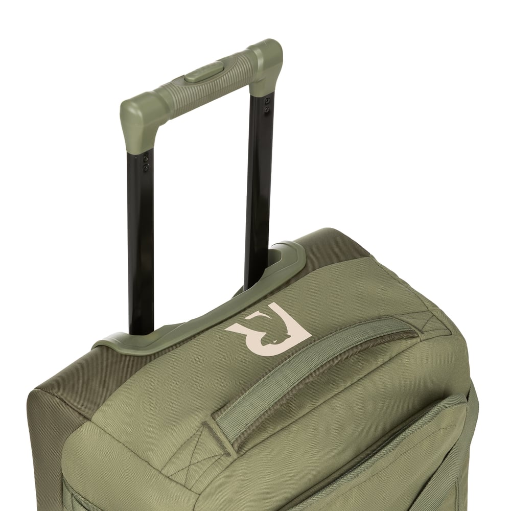 Road Trip Rolling Duffle Bag Olive & Beach - Image 9