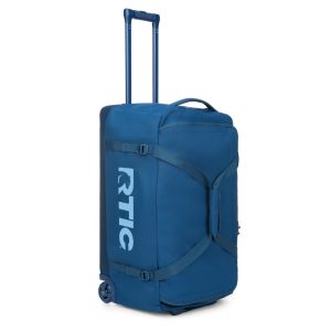 Road Trip Rolling Duffle Bag Navy & Denim