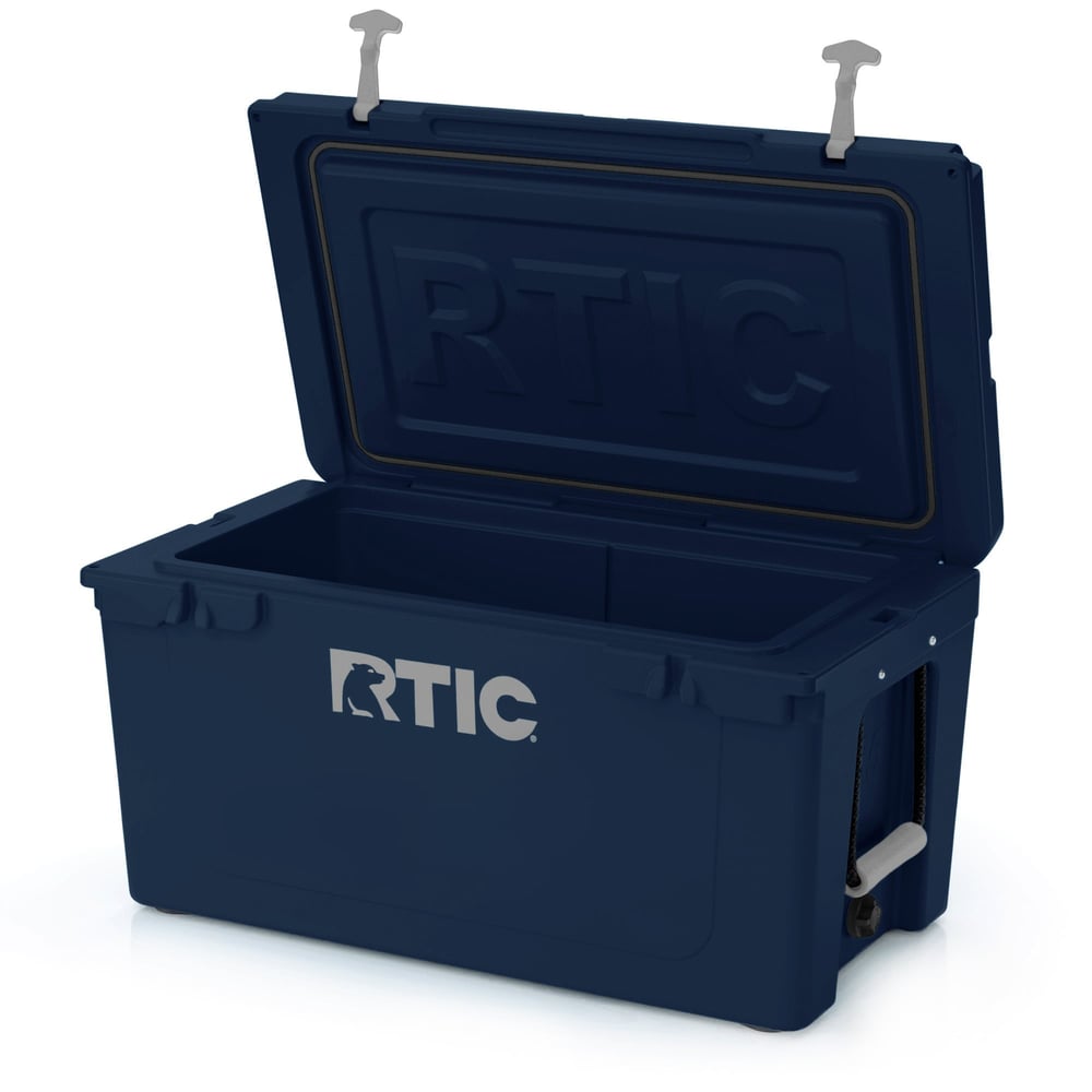 65 QT Ultra-Tough Cooler Navy - Image 3
