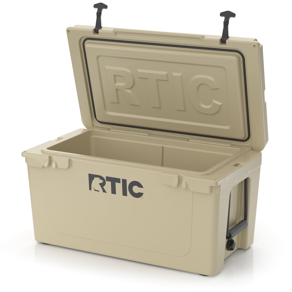 65 QT Ultra-Tough Cooler Tan - Image 3