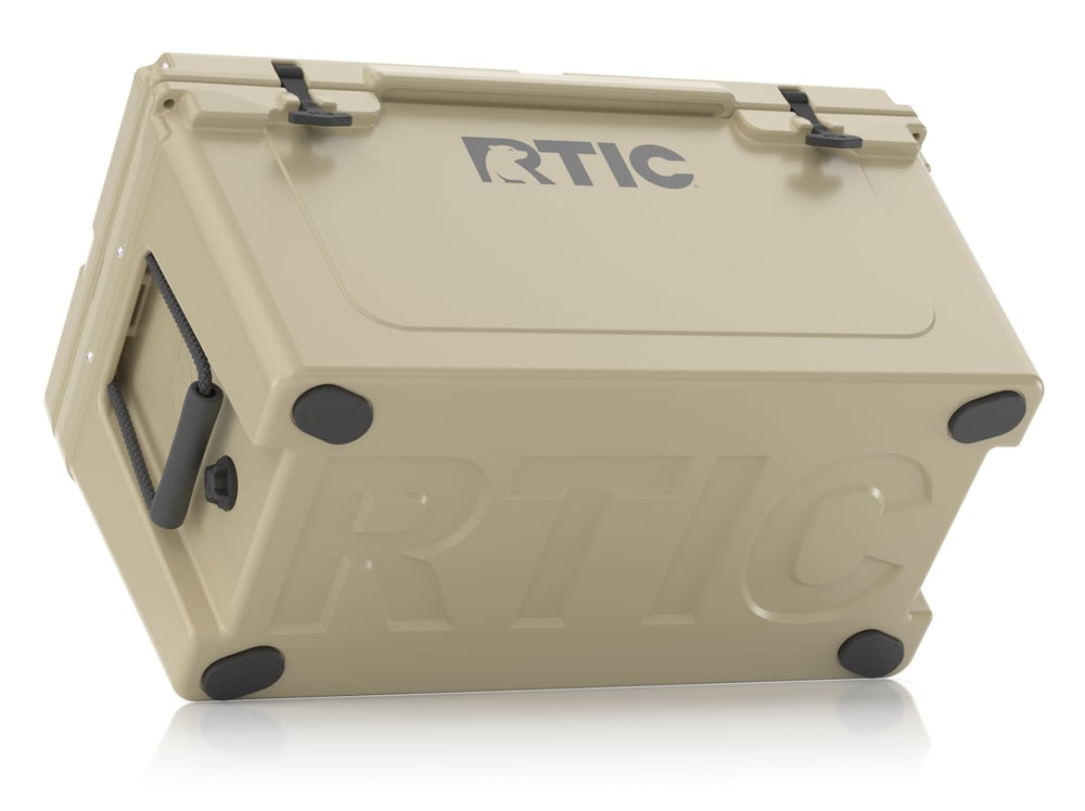 65 QT Ultra-Tough Cooler Tan - Image 6
