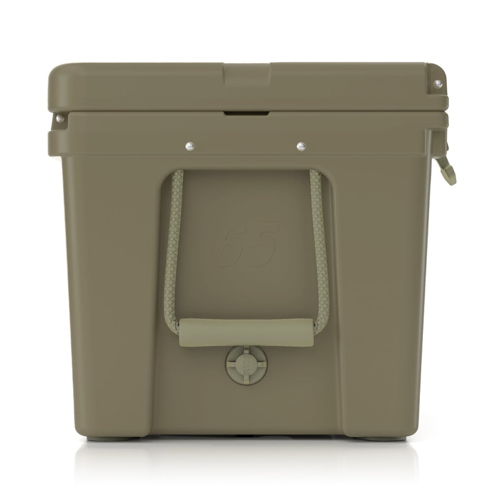 65 QT Ultra-Tough Cooler Olive - Image 4
