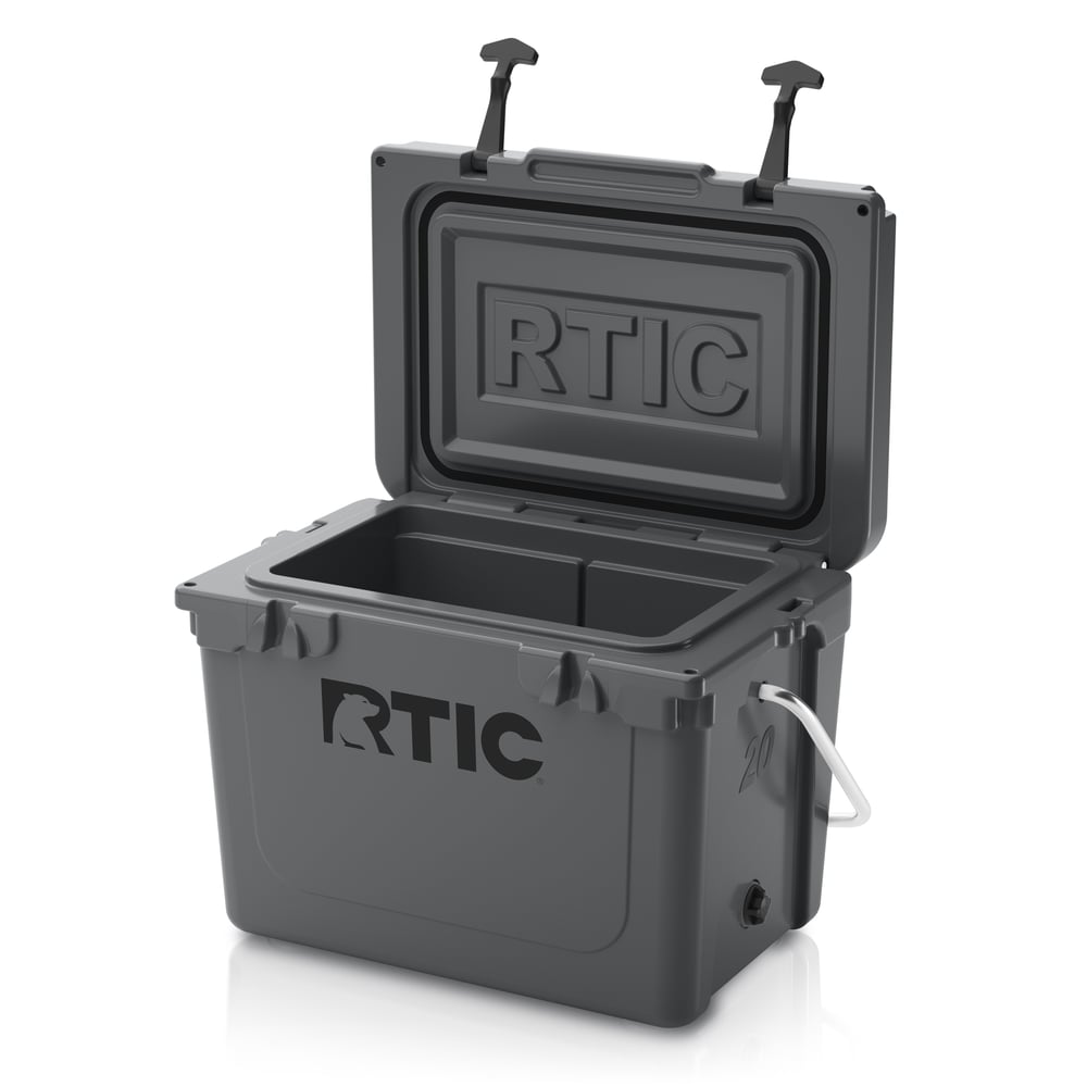 20 QT Ultra-Tough Cooler Dark Grey - Image 3