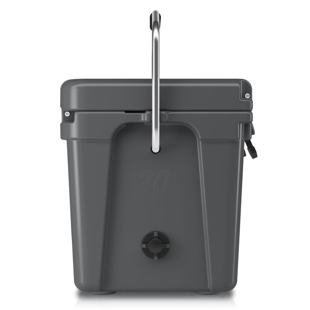 20 QT Ultra-Tough Cooler Dark Grey - Image 4