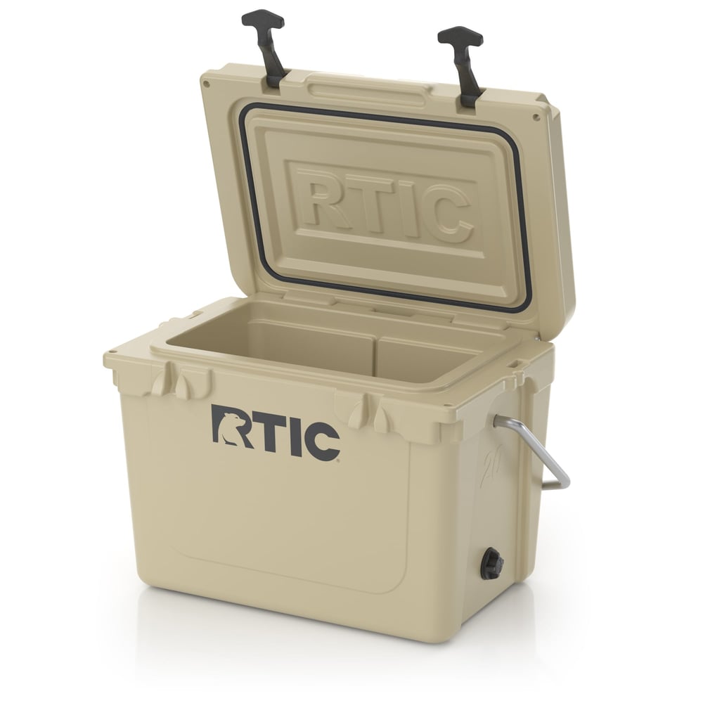 20 QT Ultra-Tough Cooler Tan - Image 3