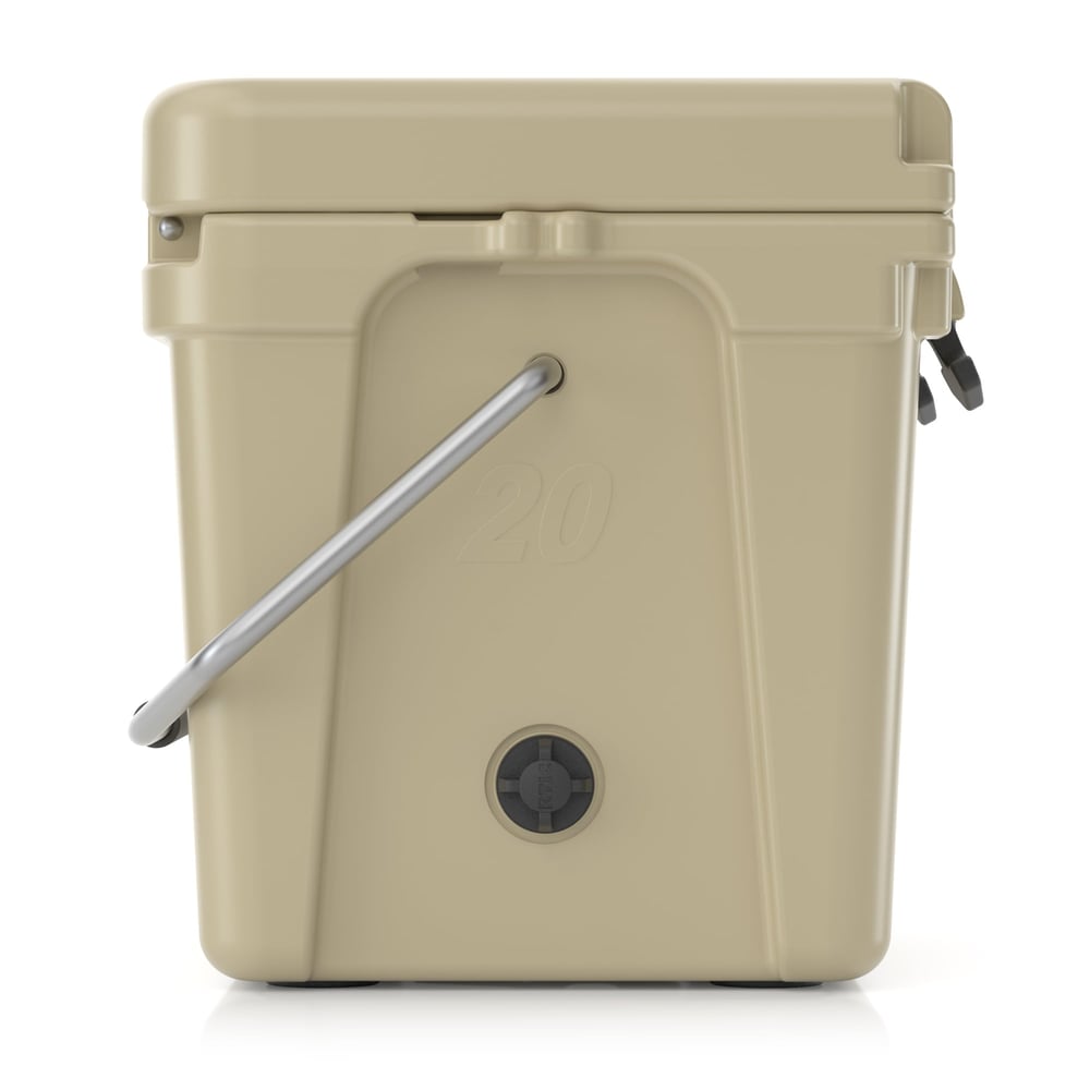 20 QT Ultra-Tough Cooler Tan - Image 4