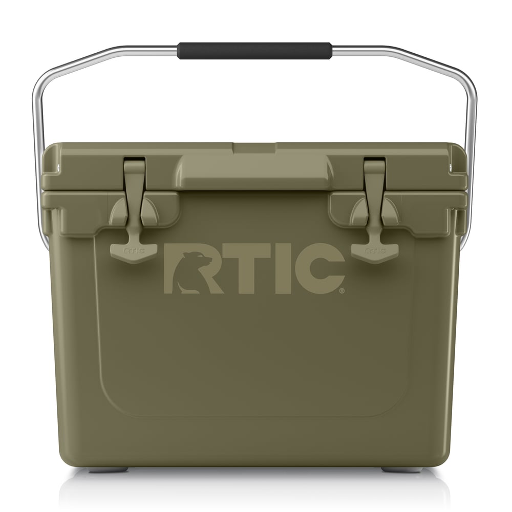 20 QT Ultra-Tough Cooler Olive - Image 2