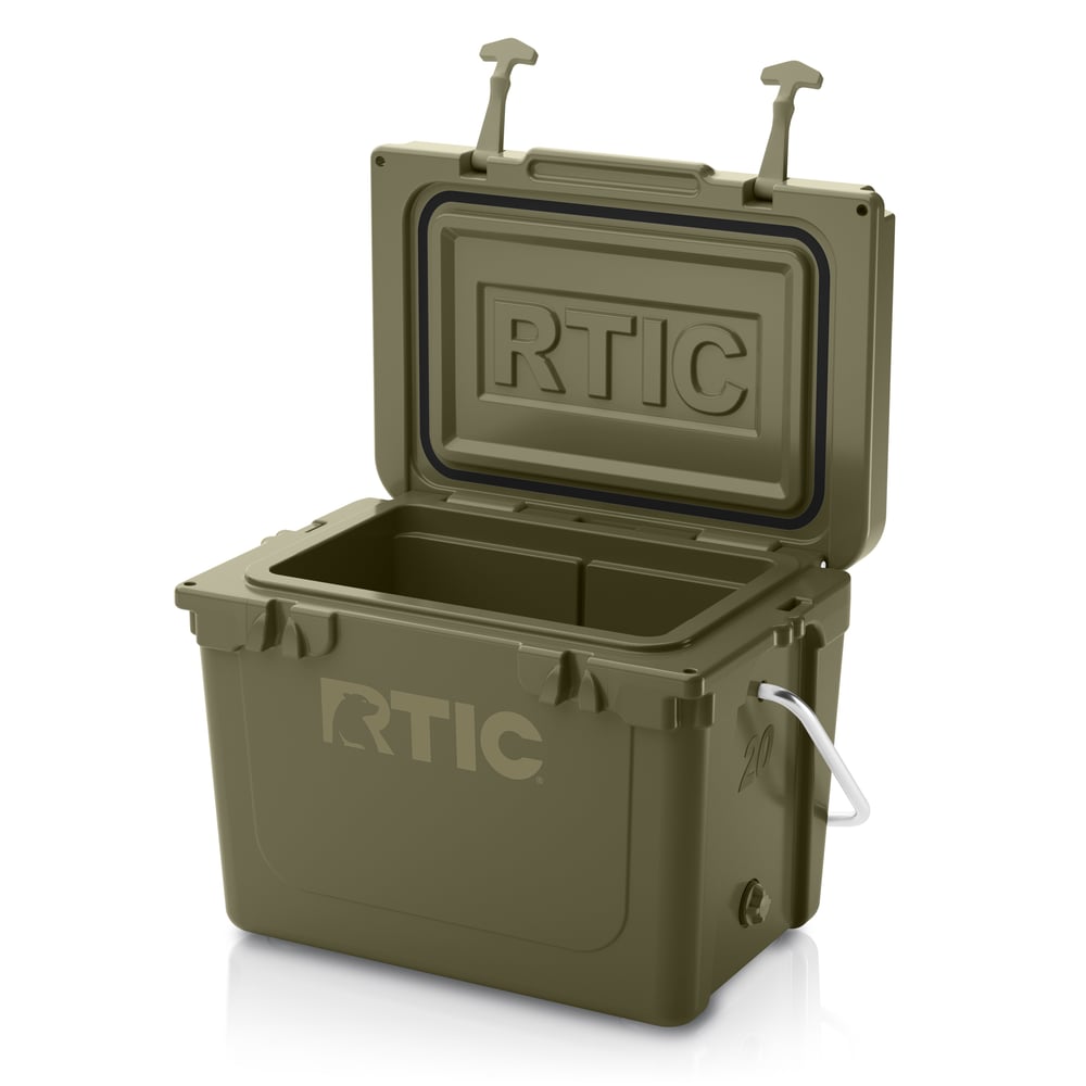 20 QT Ultra-Tough Cooler Olive - Image 3