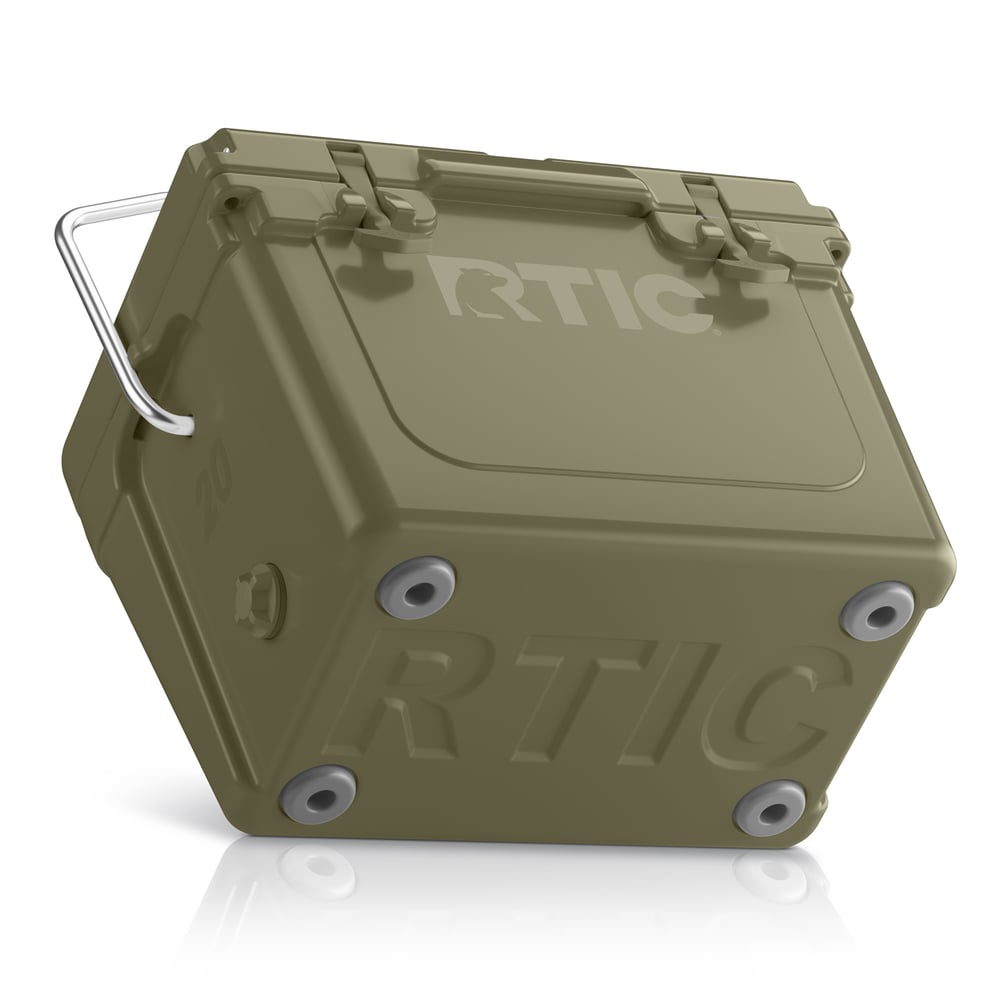 20 QT Ultra-Tough Cooler Olive - Image 6