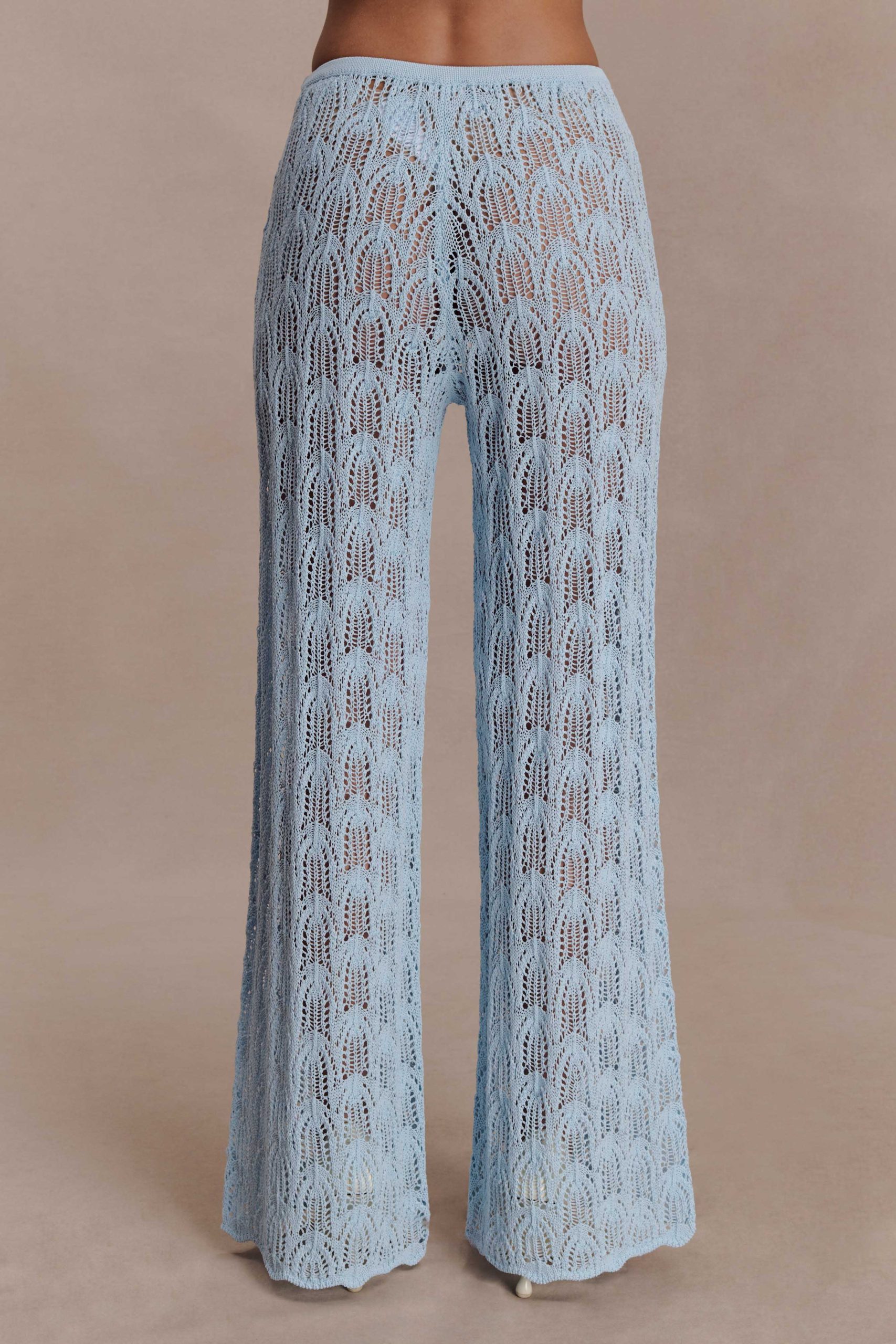 Glinda Crochet Pants - Light Blue - Image 5