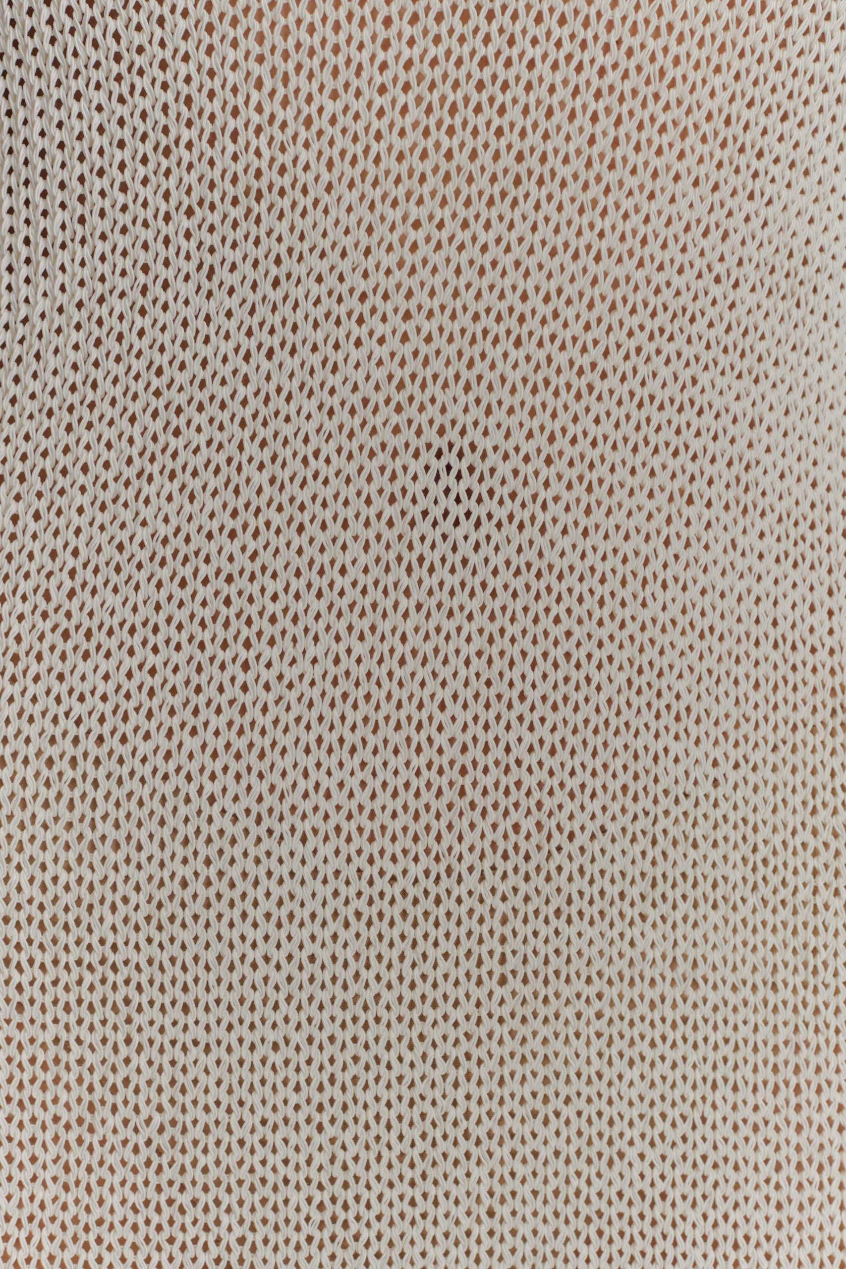 Ari Tape Yarn Knit Maxi Dress - White - Image 6