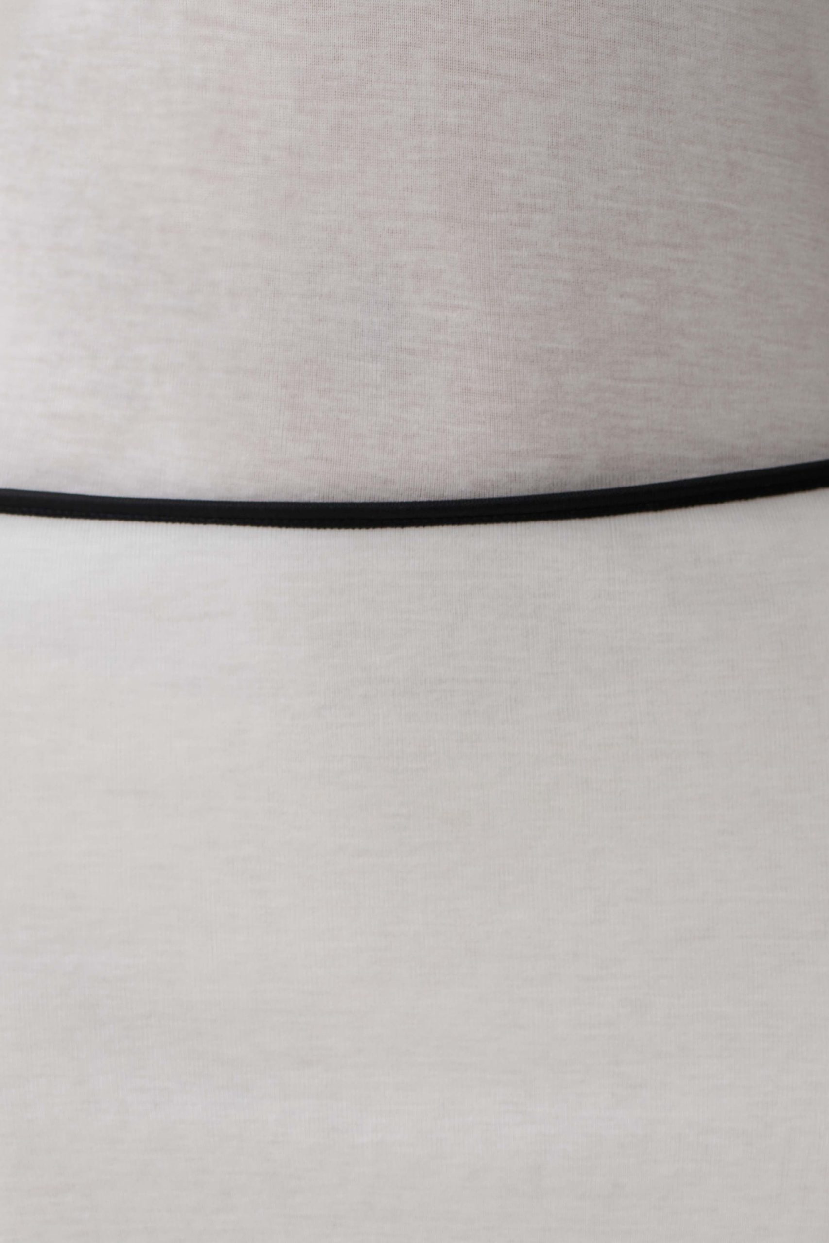 Aris Sleeveless Sheer Maxi Dress - Black/White - Image 5