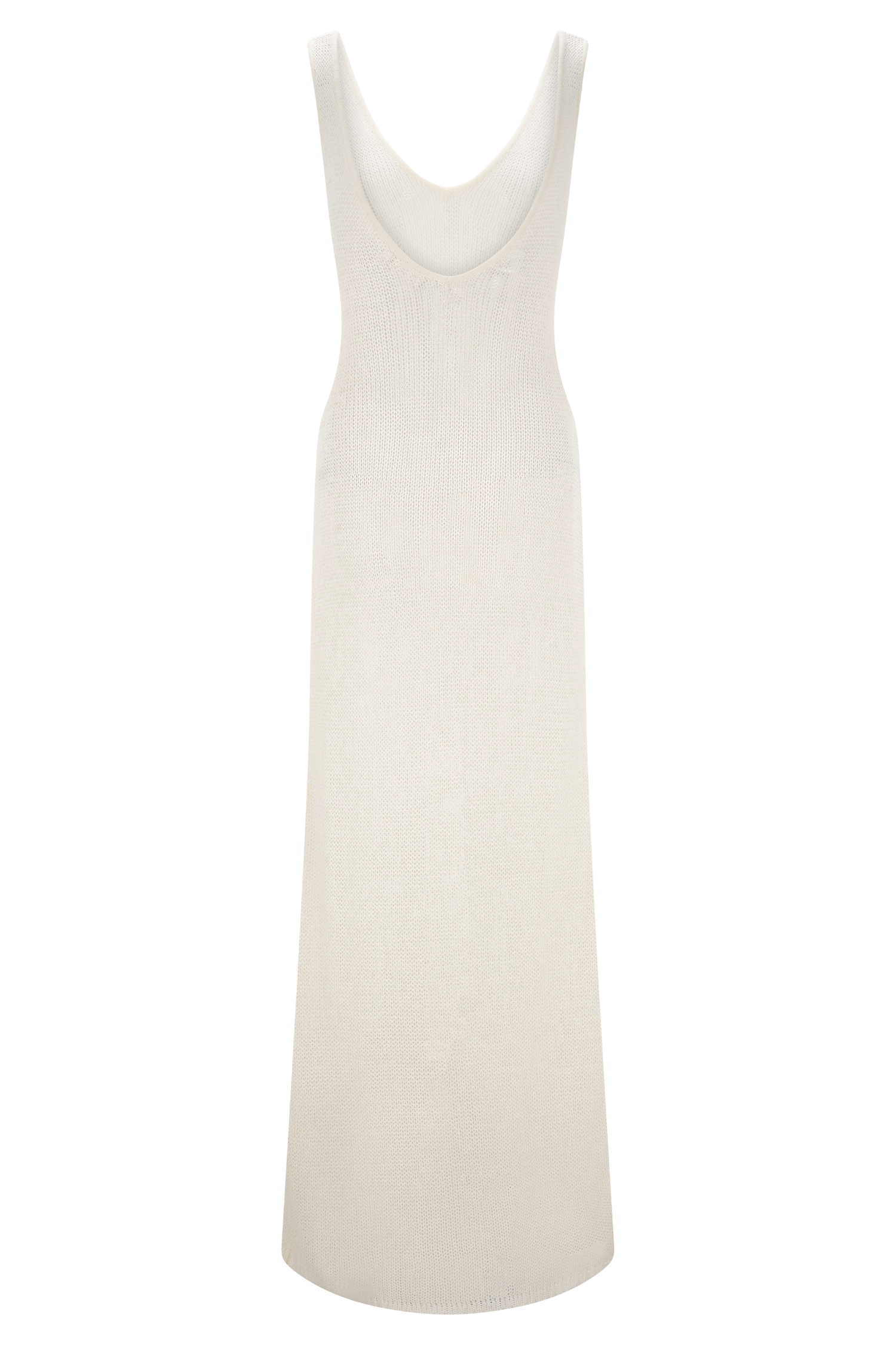 Ari Tape Yarn Knit Maxi Dress - White - Image 7