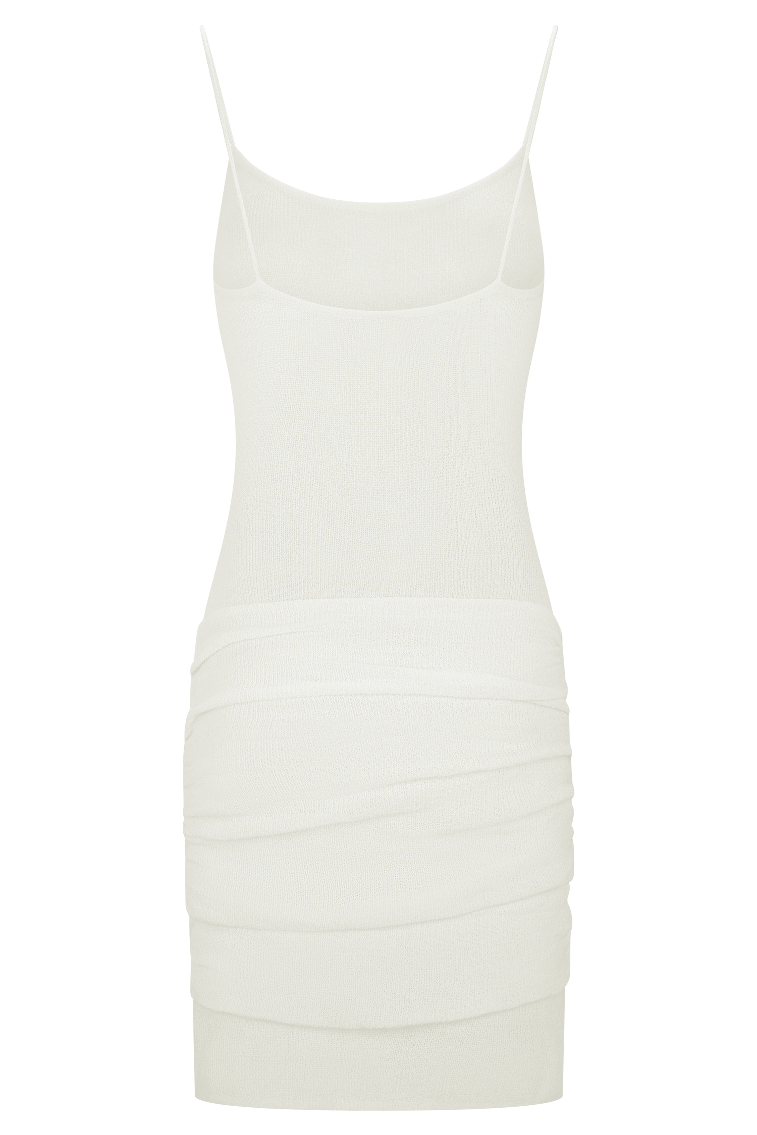 Laurie Twist Knit Mini Dress - Ivory - Image 6